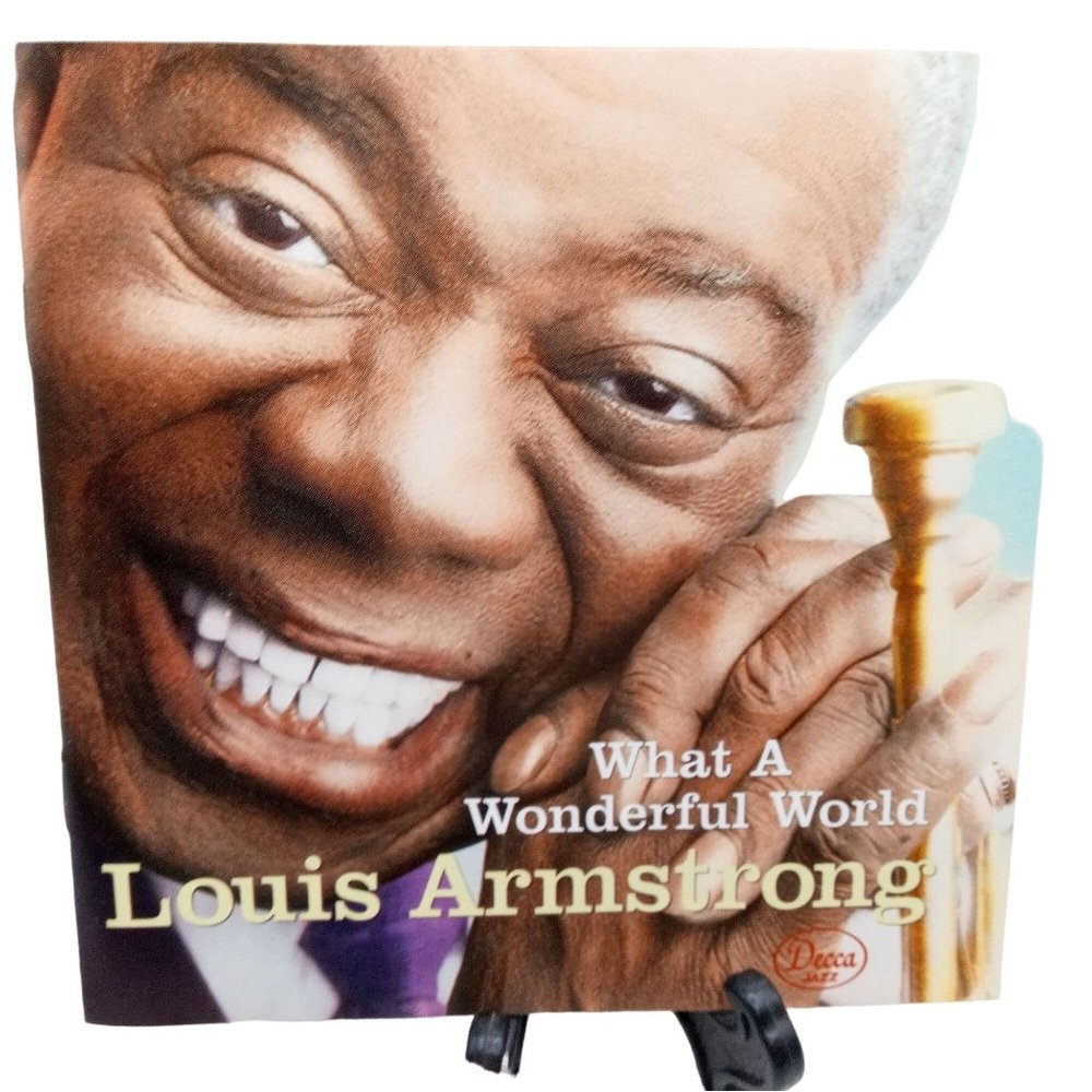 Louis Armstrong What A Wonderful World CD Jazz Music Trumpet Player